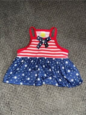 Simply Dog Patriotic Dog Pet Dress Size XS